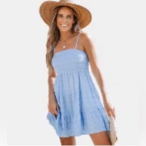 Blue Mini Dress
